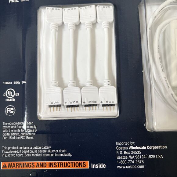 NEW Sylvania 12 ft. LED Flexible Multi Color Light Kit Wireless Remote Control - Picture 9 of 12